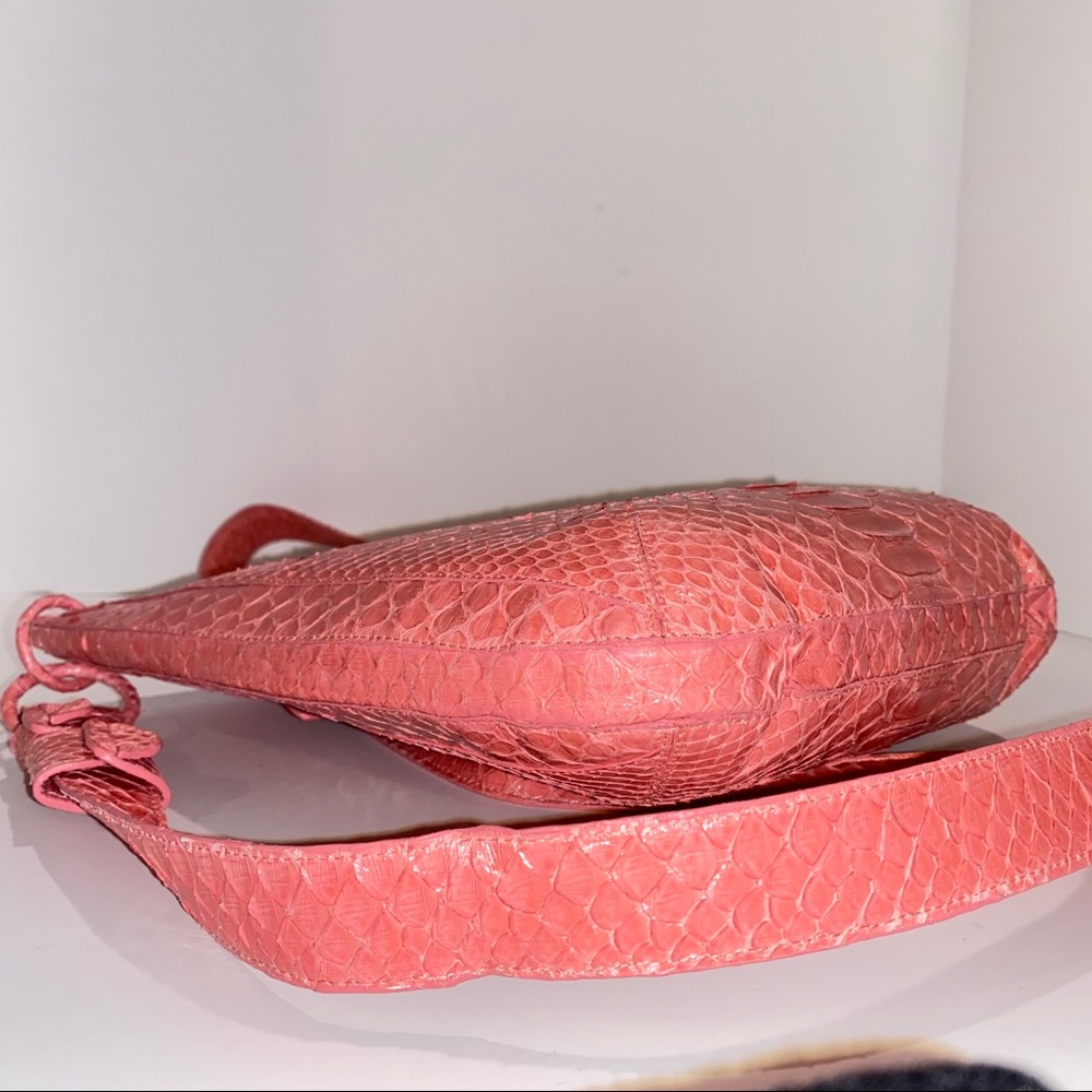 Nancy Gonzalez Python Leather Shoulder Bag $2295 - image 3